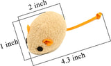 Youngever 20 Pcs Cat Toys, Catnip Mice, Cat Mouse Toys, Catnip Cat Toys, Interactive Play for Cat, Puppy, Kitty, Kitten (Grey)