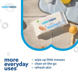 Waterwipes Sensitive+ Newborn & Baby Wipes, 3-In-1 Cleans, Cares, Protects, 99.9% Water, Unscented & Hypoallergenic, 720 Count (12 Packs)