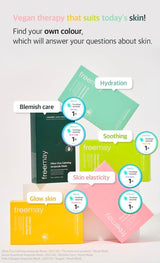 Freemay Pink Collagen Ampoule Mask 27Ml (0.91 Fl Oz) × 10 Sheets – Plant Collagen & Peptide Complex, Deep Hydration & Elasticity, Vegan Eco-Friendly Sheet