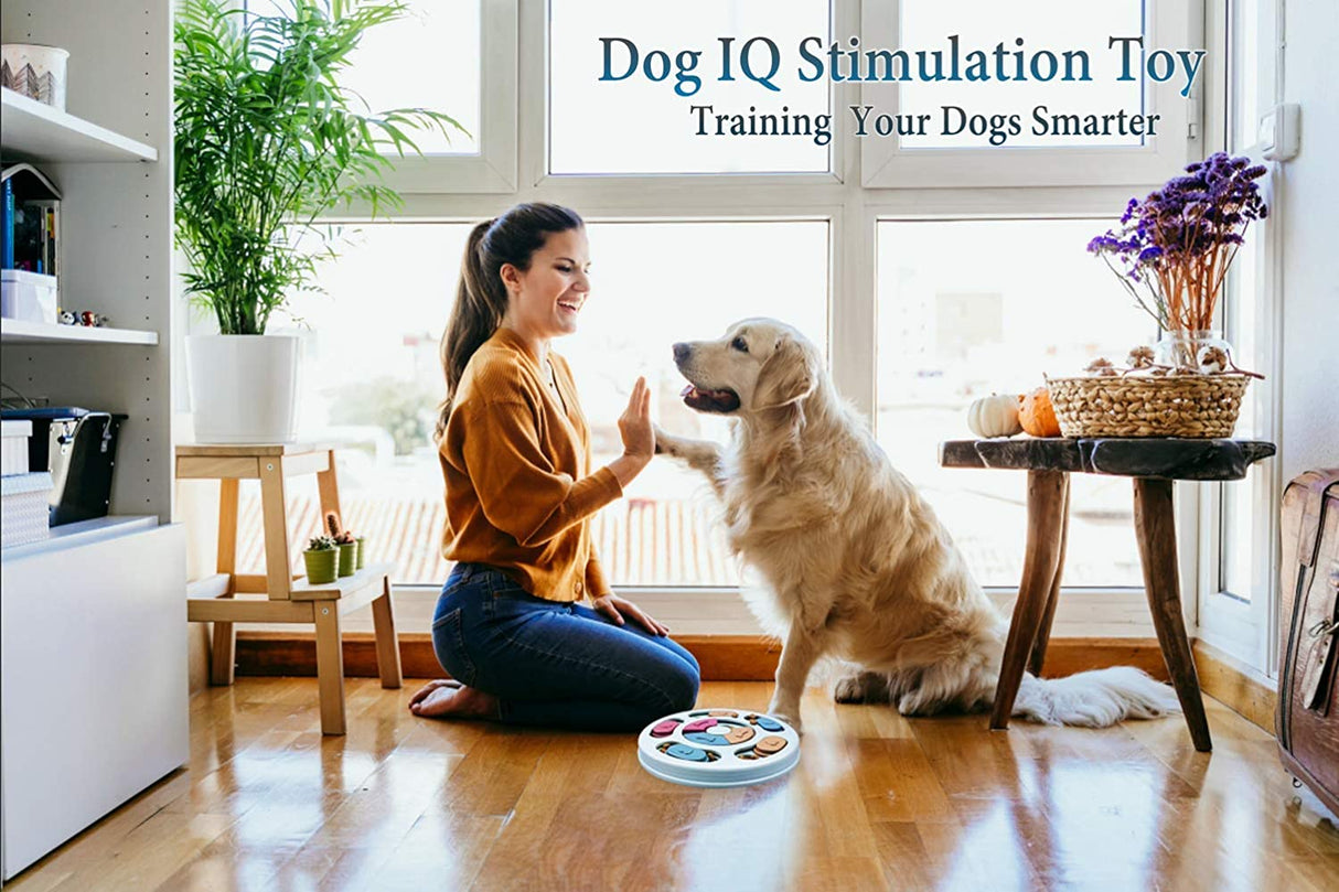 Joansan Dog Puzzle Toys, Interactive Dogs Game, Pets Enrichment Toys for Puppy Mentally Stimulating Feeding Dispenser Dog Treat Puzzle Feeder for Small,Medium and & Large Dogs Brain Training