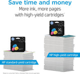 HP 64 Black & Tri-Color Ink Cartridges Printers (Combo Pack) | Works with Printer Series: Inspire 7950E; Envy Photo 6200, 7100, 7800; Tango | Eligible for Instant Ink | X4D92AN